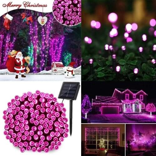 Solar String Light Waterproof LED 7M 12M 32M Solar Fairy String Light Outdoor Garden Wedding Decoration Christmas Holiday