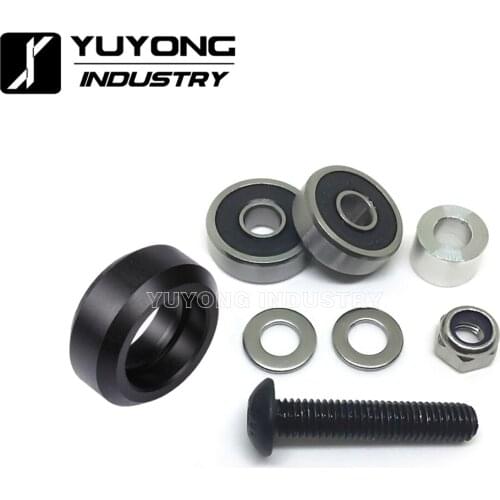 High precision CNC delrin solid v wheel kits for Openbuilds v-slot linear rail system,OX CNC,C-Beam parts