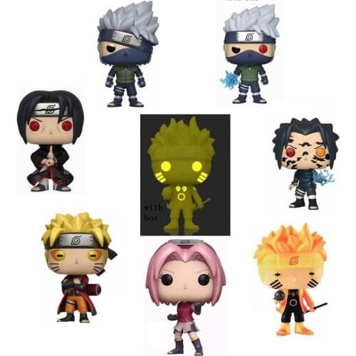 Narutoes TOBI 184# KAKASHI 182# 548# SIX PATH 186# Vinyl Action Figures Collection Model ChildrenToys