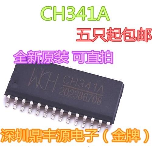 100% New&original CH341A CH341 SOP28 USB WCH In Stock