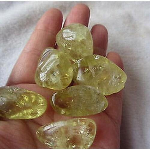 6pcs NATURAL CITRINE original stone Larger Particles Quartz Crystal Specime