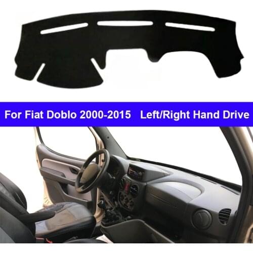 Car Auto Dashboard Cover DashMat Carpet Cape For Fiat Doblo 2000 - 2015 Protector Rug Cushion Anti-UV Block Sun Ray 2014 2013