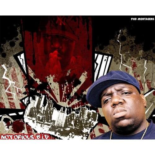 D0815 The Notorious B.I.G Biggie Smalls American Rapper Music Star Singer Silk Fabric Poster Art Decor Indoor Painting Gift