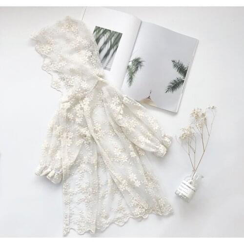 2020 kids clothes New Summer Item Girl Fashion Lace Sun-protector Hooded Tulle Shirt children coat