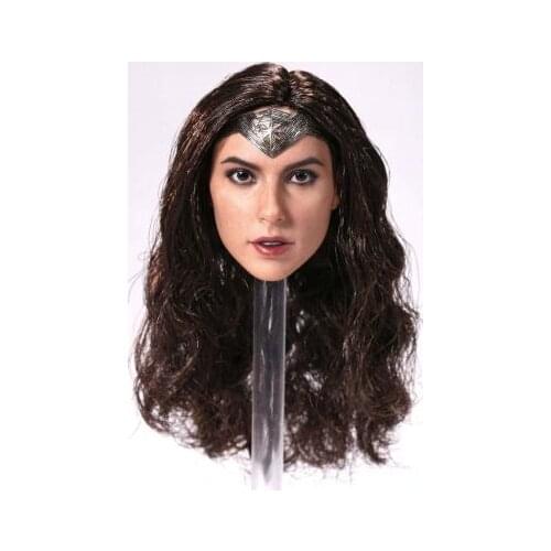 Hot Toys 1/6 Scale Wonder Magic Girl Female Young Lady Gal Gadot Head Sculpt For 12'' PH TBL Action Figures Body