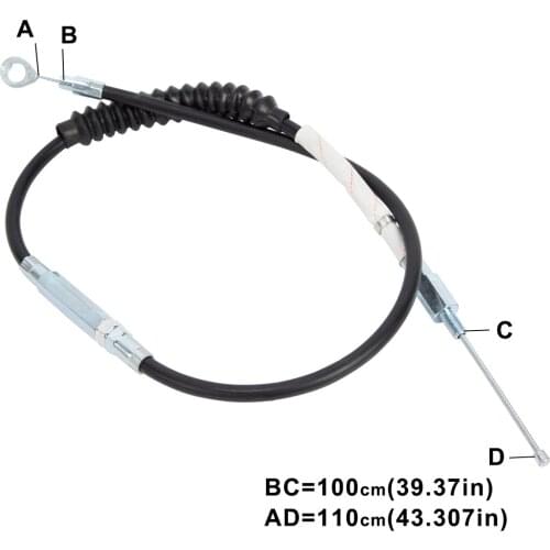 Motorcycle 39.37'' 100CM Clutch Cable For Harley Sportster XL1200 SuperLow FortyEight 2011-2015 2012 2013 2014
