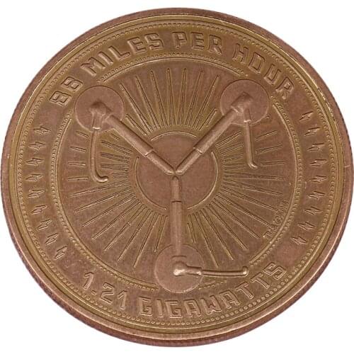 Back to the Future Collectible Coin - Clock Tower (Golden Edition)