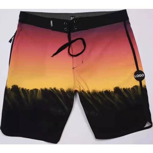 2021 Mens Bermuda Spandex Quick Dry Elastic Phantom Beach Shorts Board Shorts Fitness Gym Trunks Swim Surf Waterproof Swimwear