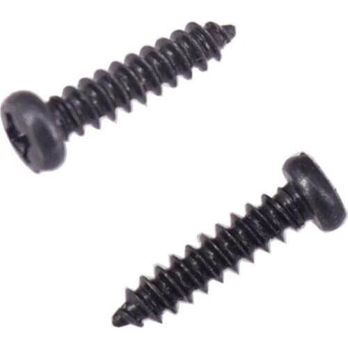 Pack of 50 Tuning Peg Tuning Key Mounting Screws for Electric /Acoustic Guitar Bass 0.43 x 0.08inch Black