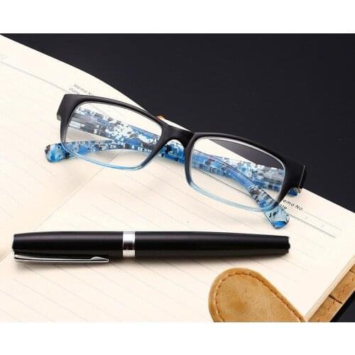 Seemfly Fashion Women Retro PC Full Frame Reading Glasses Ultralight Printed Anti-fatigue Presbyopic Eyeglasses Mirror Eyewear