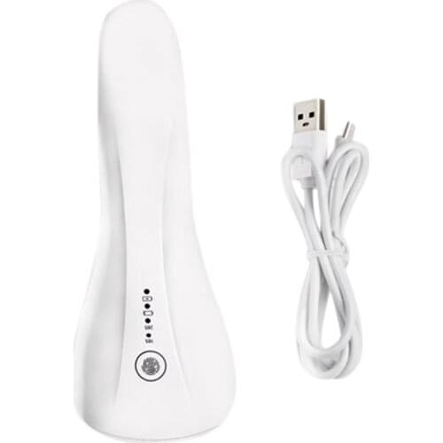 Rechargeable Nail Lamp 3 LEDs Handheld Cordless Mini Battery Timer Nail Dryer UV LED Nail Light