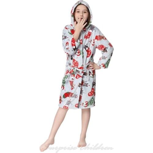 Children Halloween Christmas Party Animal Unicorn Onesies Pajama Kids Boy Kigurumi Flannel Pajamas Baby Cartoon Bath Towel Beach