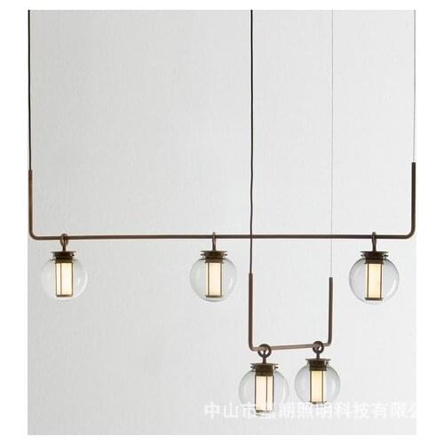 Modern style living room bedroom minimalist restaurant pendant light Nordic clothing decoration glass ball pendant lamp