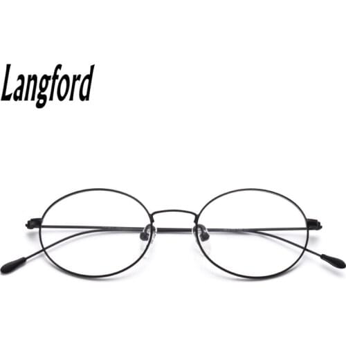 Simple oval glasses men vintage glasses transparent small glasses women clear glasses frame optical prescription