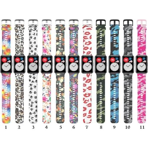 50pcs Wrist Band For Huawei Watch Fit Strap For Huawei Fit Silicone Bracelet Smart Watch Accessories Durable Replacement Belt