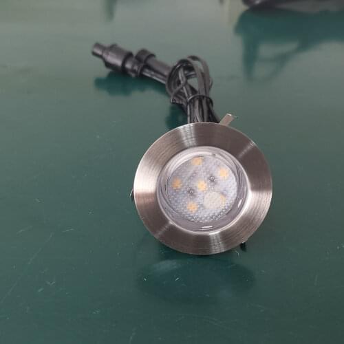 Stainless Steel 1W DC12V LED Deck Lamps IP67 SMD2835 LED Garden Lighting Patio Decoration Inground Light Mounted insert