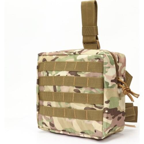 Tactical Drop Leg Bag Molle System Hunting Nylon Tool Pack Belt Thigh Pouch Men Military Equipment Waterproof Camo Bag