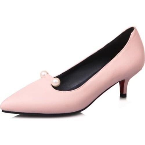 Big Size Simple pointed shoes ladies high heels women shoes woman pumps