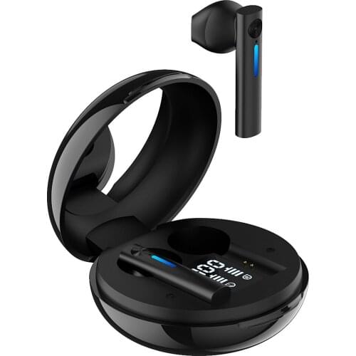 C8S TWS Bluetooth Wireless Earphone Touch Control Earbuds with 2000mAh LED Power Display Power bank for phone