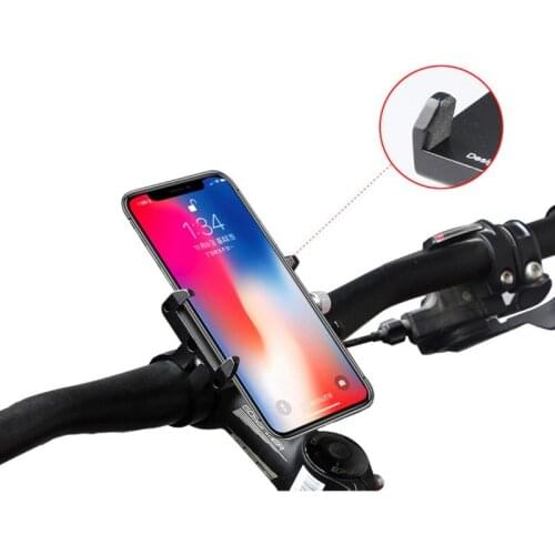 Universal Aluminum Bike Phone Holder For 3.5-6.2 inch Smartphone Adjustable Support GPS Bike Phone Stand for Xiaomi Scooter