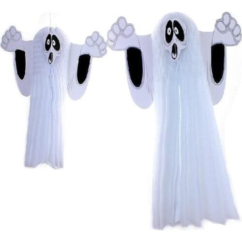 2pcs Hanging Ghost Ornaments Creative Decoration for Party