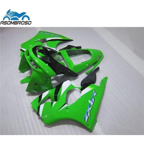 ABS Plastic racing Motorcycle for Kawasaki Ninja ZX6R fairing kit 1998 1999 green black fairing set zx6r 98 99 XF15