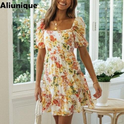 Aliunique Short Sleeve Dresses