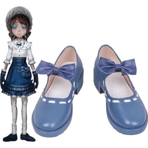 Anime Game Identity V Court Sweet Gardener Lolita Dresses Cosplay Emma Woods Cosplay Shoes for Girls Women Halloween Party