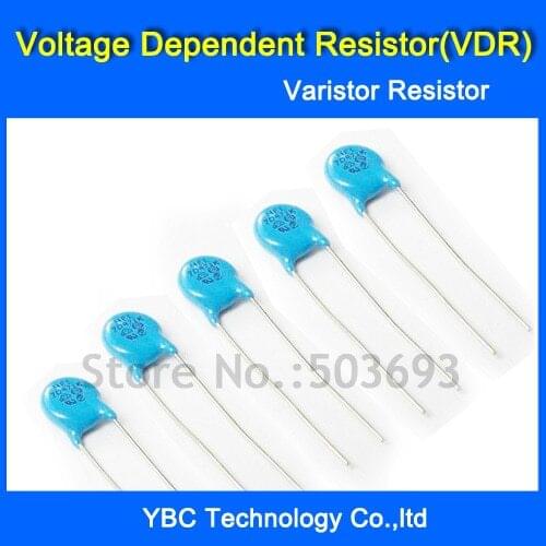Free Shipping 100pcs/lot Voltage Dependent Resistor VDR 10D561K 10D-561K Varistor Resistor
