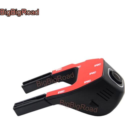 BigBigRoad Car Parking Camera Wifi DVR For mitsubishi pajero 2 3 4 fortis GALANT grandis Dual Camera Car Dash Cam