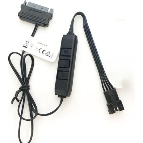 DEEPCOOL RGB fan controller GP/C RGB-12 SATA RGB 4pin fan adapter splitter SM4P/SM3P extend cable For deepcool RF120M