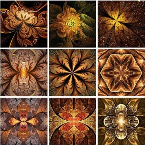 DIY Diamond Painting Full Square New Arrival Flower Diamond Embroidery Mandala Pictures Of Rhinestones Mosaic Decortion