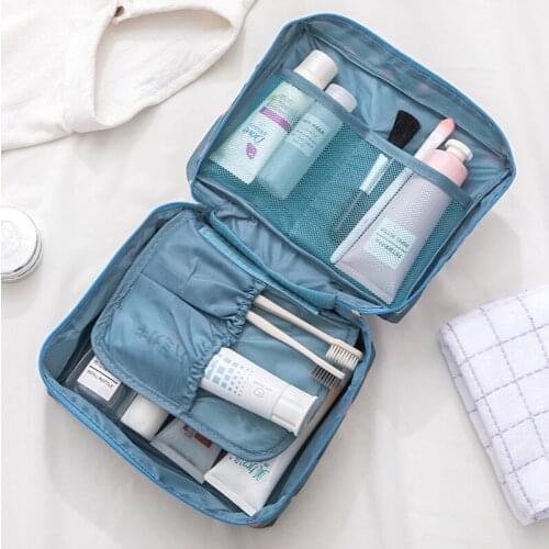 Travel Portable Storage Bag Small Waterproof Cosmetic Bathroom Storage Bag Makeup Necessarie Feminina Household Items QEA6SN