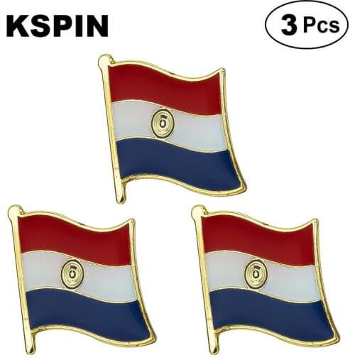 Paraguay Lapel Pin Brooches Pins Flag badge Brooch Badges