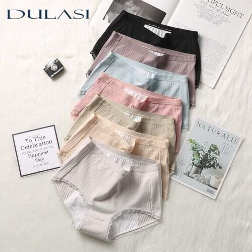 Cotton Menstrual Panties For Women Comfortable Lace Period Underwear Solid Color High Rise Lingerie Small Flow Briefs Fashion