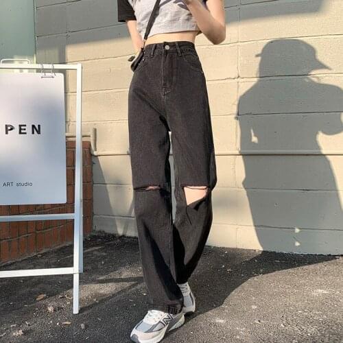 JEYONGZOO Women's Straight Jeans