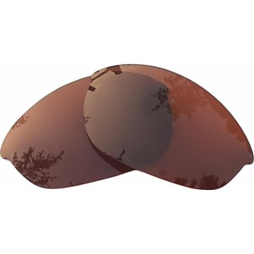 Brown Polarized Replacement Lenses for Half Jacket Sunglasses Frame 100% UVA & UVB