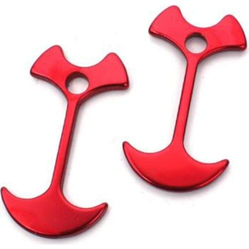 Hot 4 pcs Shinetrip Aluminum Alloy Outdoor Camping Tent Nail Fishbone Stopper Anchor Tent Peg Wind Rope Buckle Nails Accessories
