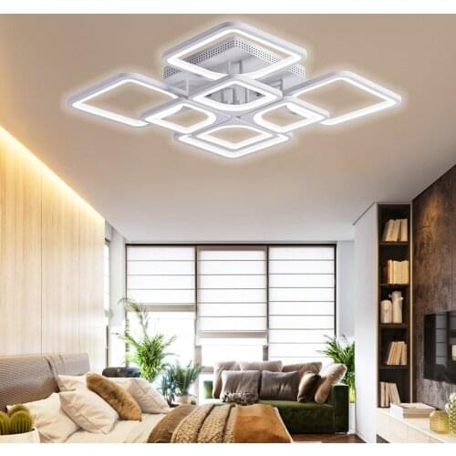 Chandelier home fixture Modern luster for Living Room Bedroom kitchern Home chandelier white Lighting model 0126