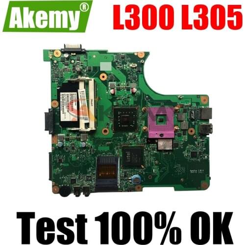 AKEMY SPS V000138660 For toshiba satellite L300 L305 Motherboard INTEL GL40 DDR2 6050A2264901-MB-A03 warranty 60 days