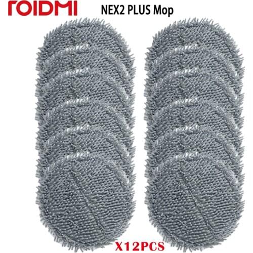 Washable Cleaning Cloth for Xiaomi Roidmi NEX2 PLUS Wireless Handheld Vacuum Cleaner Accessories Mop Pads Rag Replacement Parts