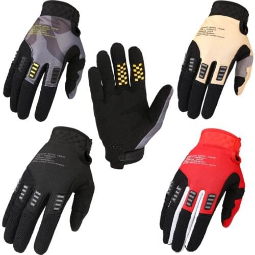 2021 wholesale MTB new outdoor sports motorcycle riding shockproof deceleration gloves off-road bike protective gloves men