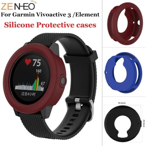 For Garmin Vivoactive 3 /Garmin Element Soft Silicone Rubber Sleeve Cover Protective Case smart watch Accessories New