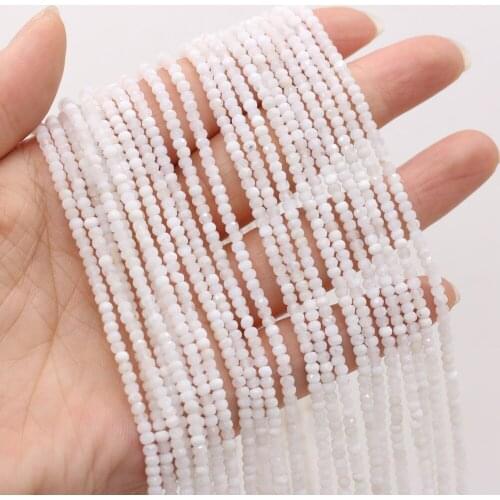 New Style Natural Stone Bead Section Moonstone Small Beads For DIY Jewelry Making Necklace Bracelet Earring Accessory