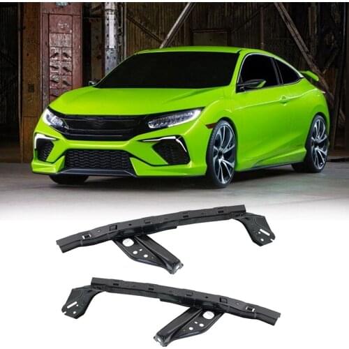 Car Front Left & Right Outer Upper Bumper Bracket for Honda Civic 2012-2015 71140TR0A00 71190TR0A00