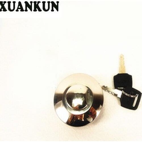 XUANKUN Motorcycle Refitted Fuel Tank Lock Cover Diameter 7CM