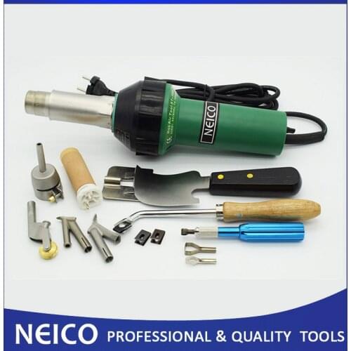 Free Shipping, Plastic Vinyl Flooring Hot Air Welding Kits Of 110V / 230V 1600W Heat Gun With Floor Weld Hand Tools