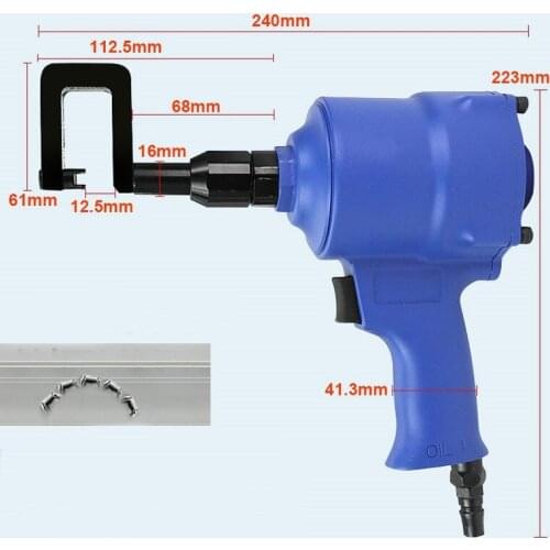 Pneumatic air crimper, air punching tools for Plasterboard Drywall Fastening