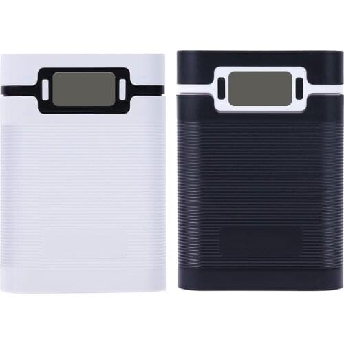 Portable 5V 2A 4x 18650 Power Bank Case Kit Battery Charger DIY Box Universal 5V Power Supply Anti-skid Treatment of ABS Surface