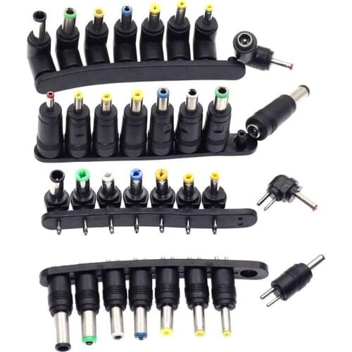 8pcs/Set Multi-type Male Jack DC Plugs for AC Power Adapter Computer Cables Connectors for Notebook Laptop